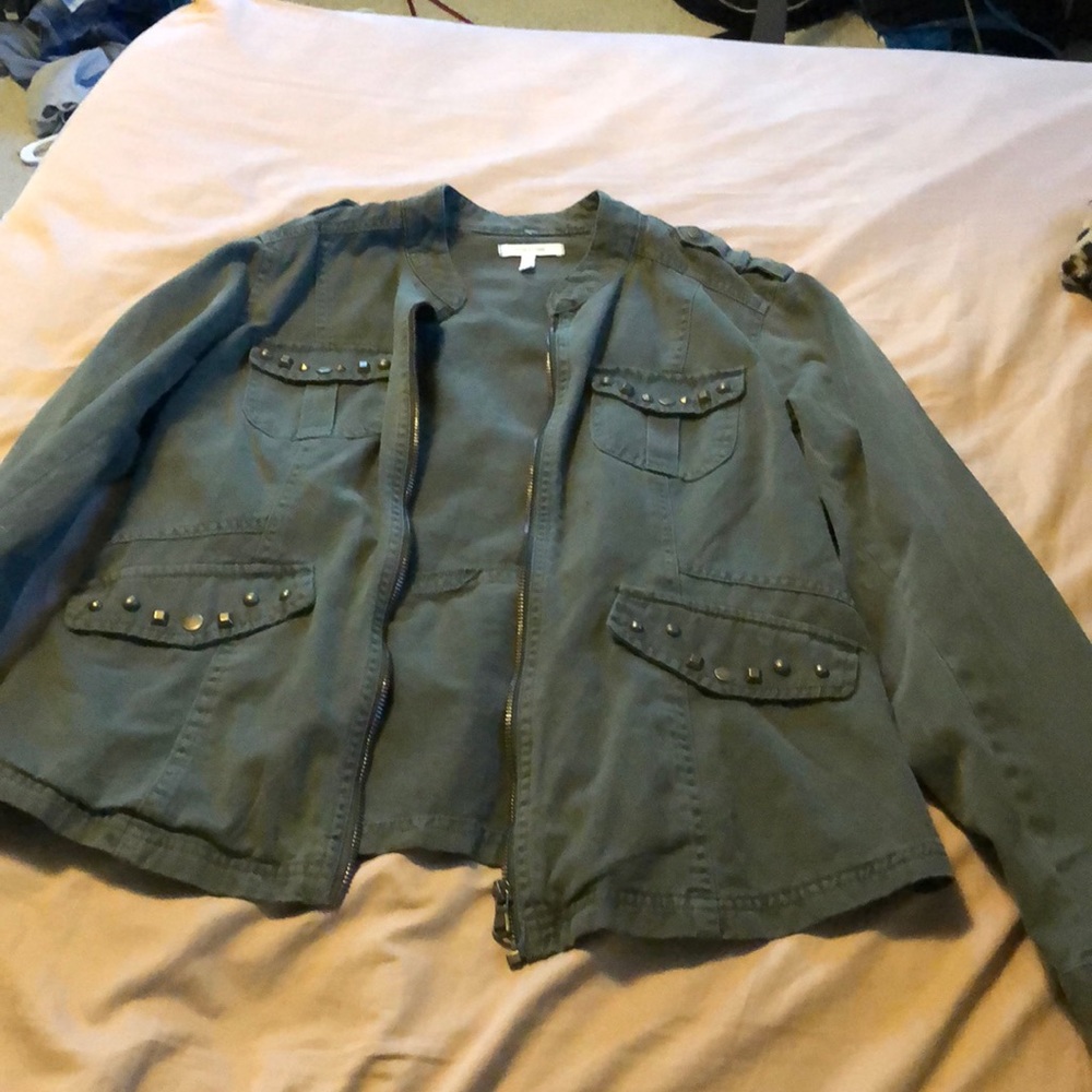 Army green jacket